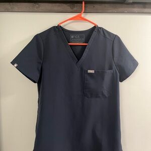 Figs Night Sky Scrub Top